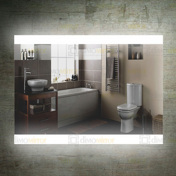 Backlit Mirror Wall Bathroom LED Vanity Mirror,china backlit hotel bathroom mirror suppliers,LED illuminated mirror cabinet factory,lighted wall mirror wholesaler