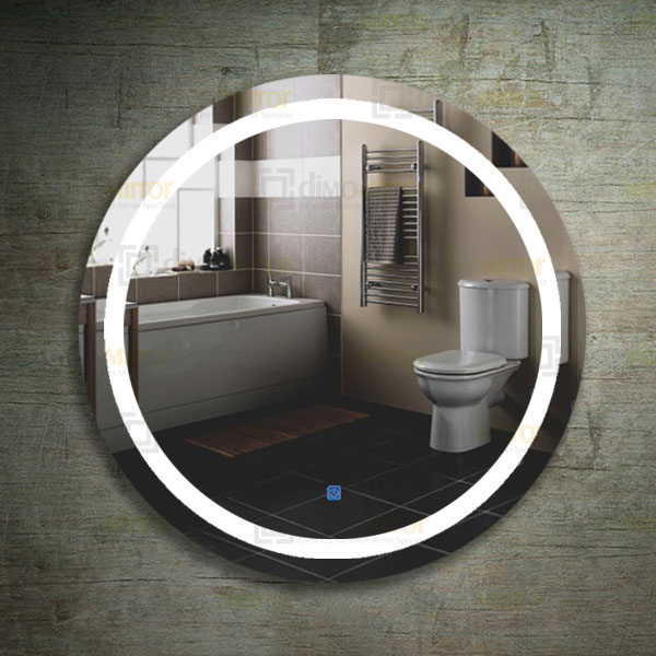 DMR-08 Round LED bathroom mirror (1)