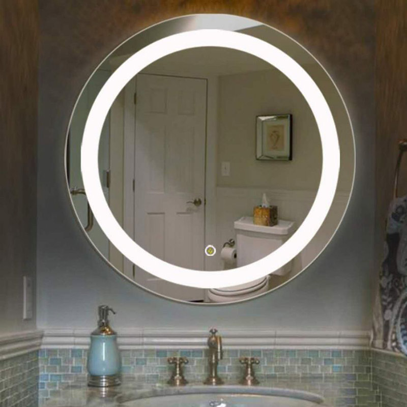 DMR-08 Round LED bathroom mirror (2)