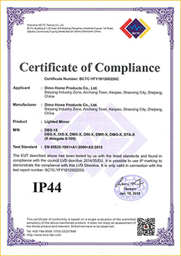 IP44 LED-Lighted-Illuminated-Mirror-CE-certificated