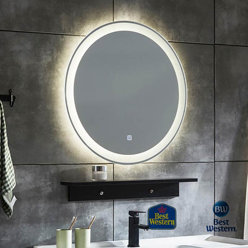 LED Backlit Mirror for Best Western Hotel
