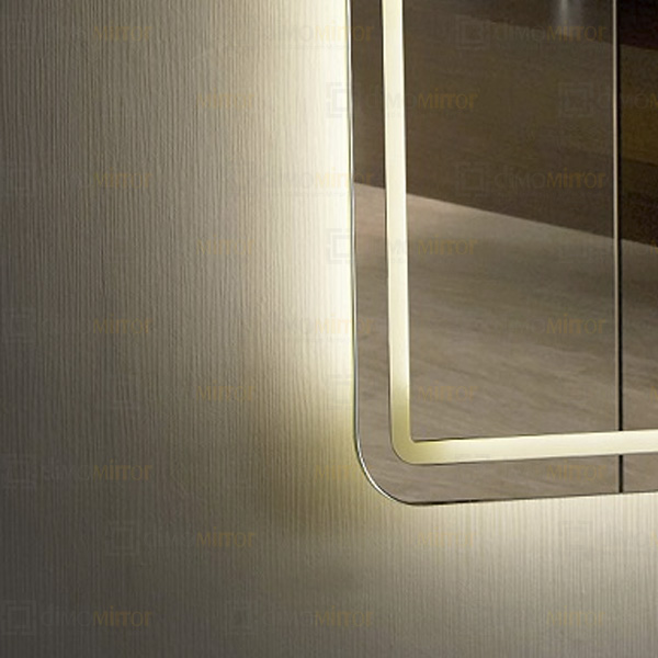 Hilton Hotel Bathroom Mirror with Lights,led lighted bathroom mirror,china backlit hotel bathroom mirror suppliers,LED illuminated mirror cabinet factory,lighted wall mirror wholesaler 