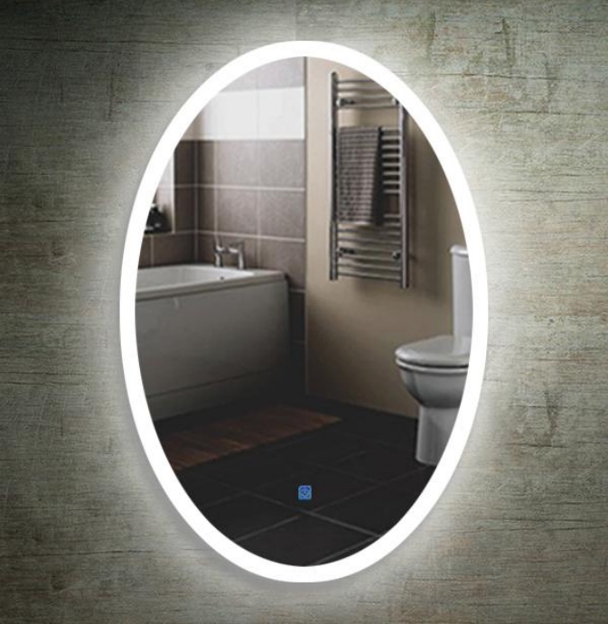 Oval LED Backlit Bathroom Mirror DMR-02 (1)