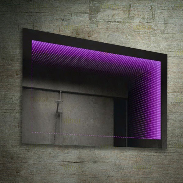 RGB Ultra-Violet LED infinity 3d mirror DIN12 (2)