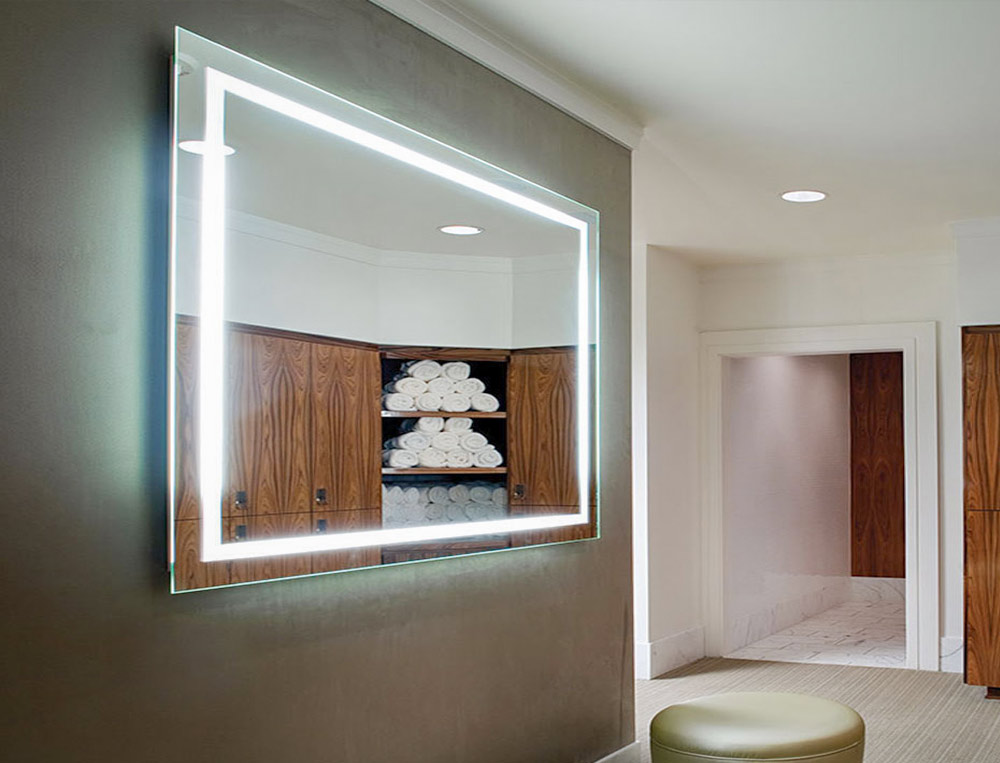 cambria hotel led lighted bathroom mirror