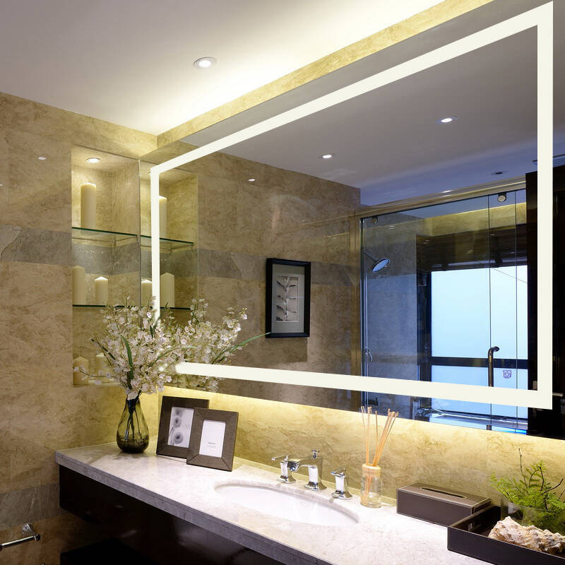 led lighted bathroom mirror backlit hotel mirror manufacturer supply wholesale (1)