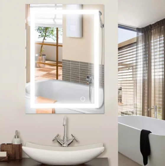 backlit led bathroom mirrors